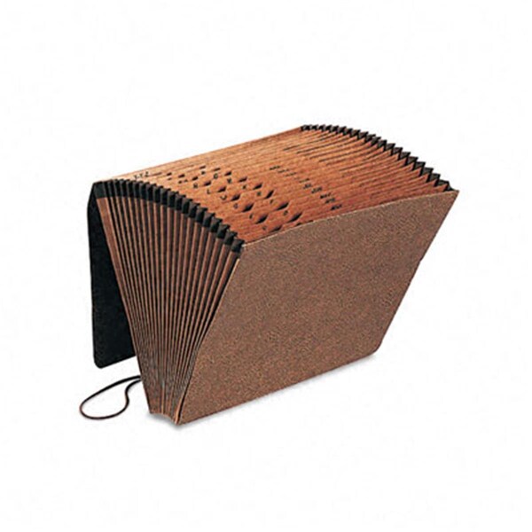 Officespace Index Expansion File- 21 Pockets- Red Fiber- Red OF1689425 - main